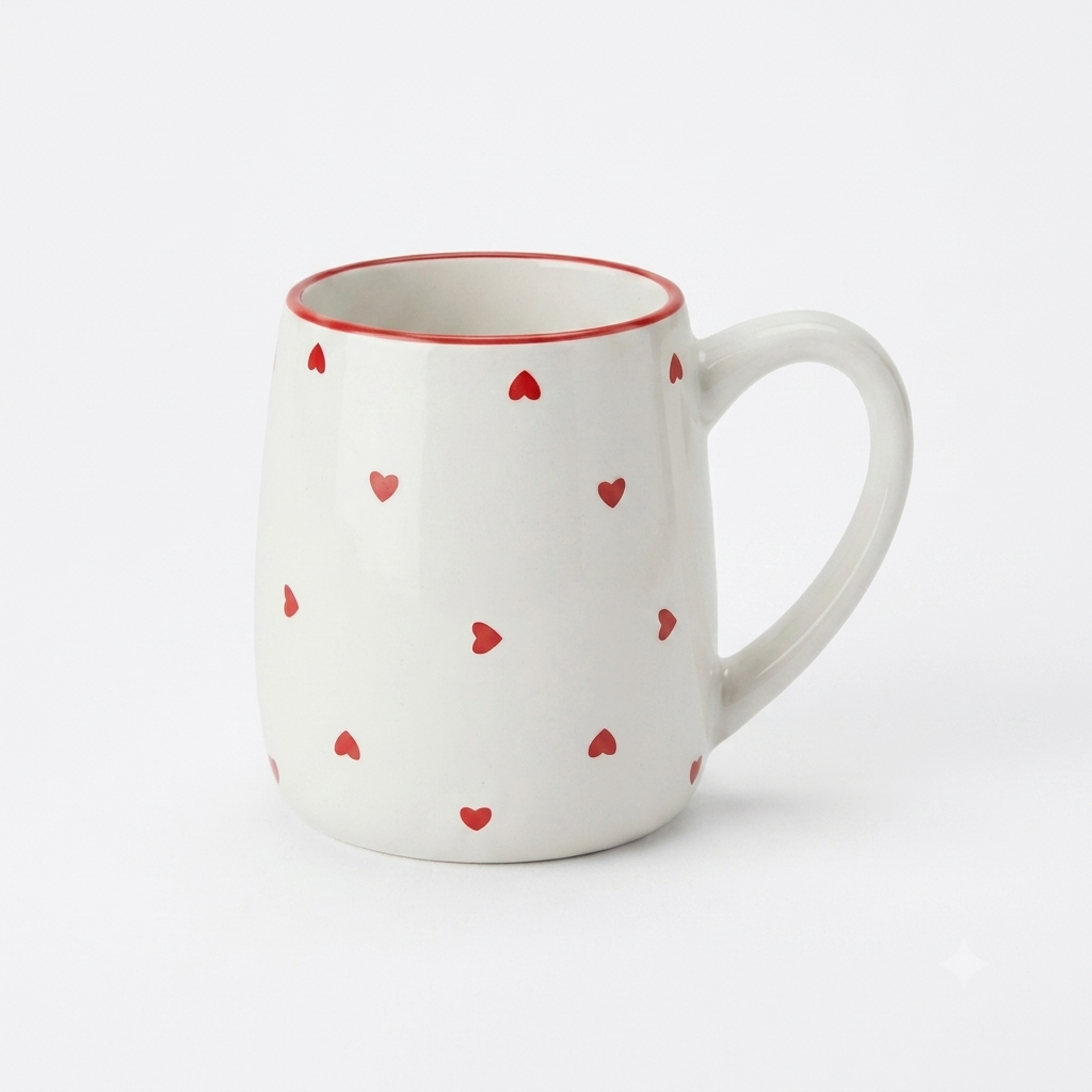 The Ruby Heart Mug