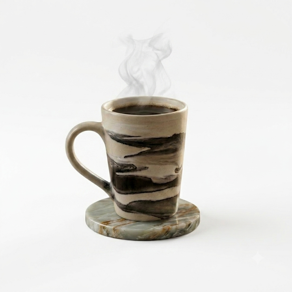 Marble Glazed Mugs