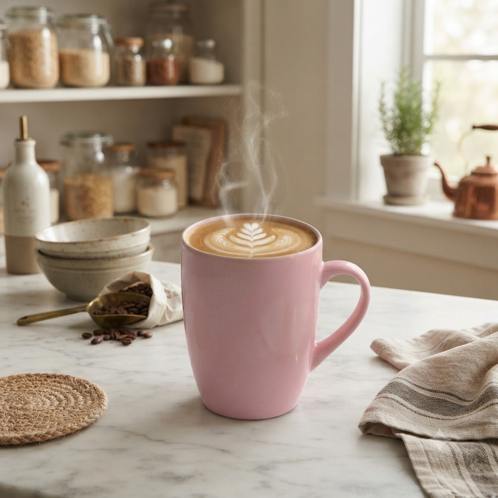 Pastel Pink Ceramic Mug