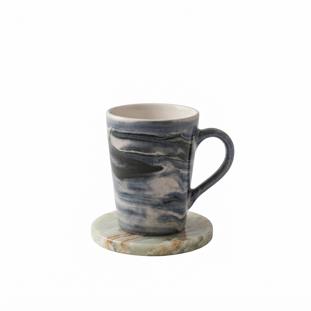 Marble Glazed Mugs
