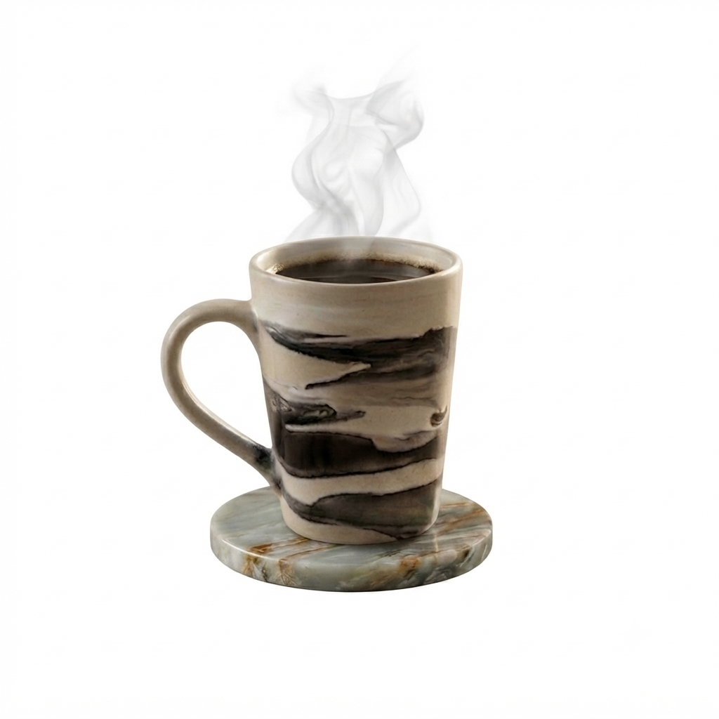 Marble Glazed Mugs