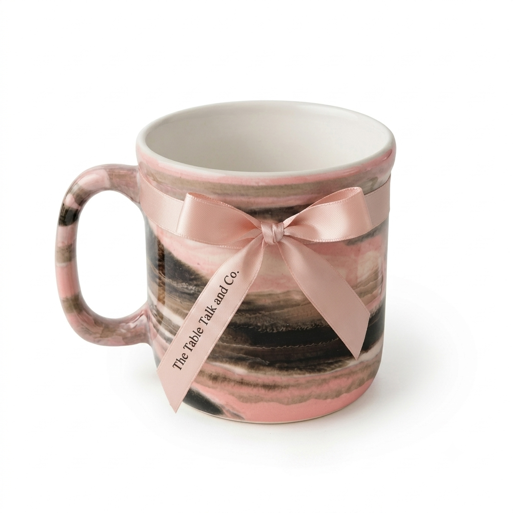 The Rose Marble Ceramic Mug